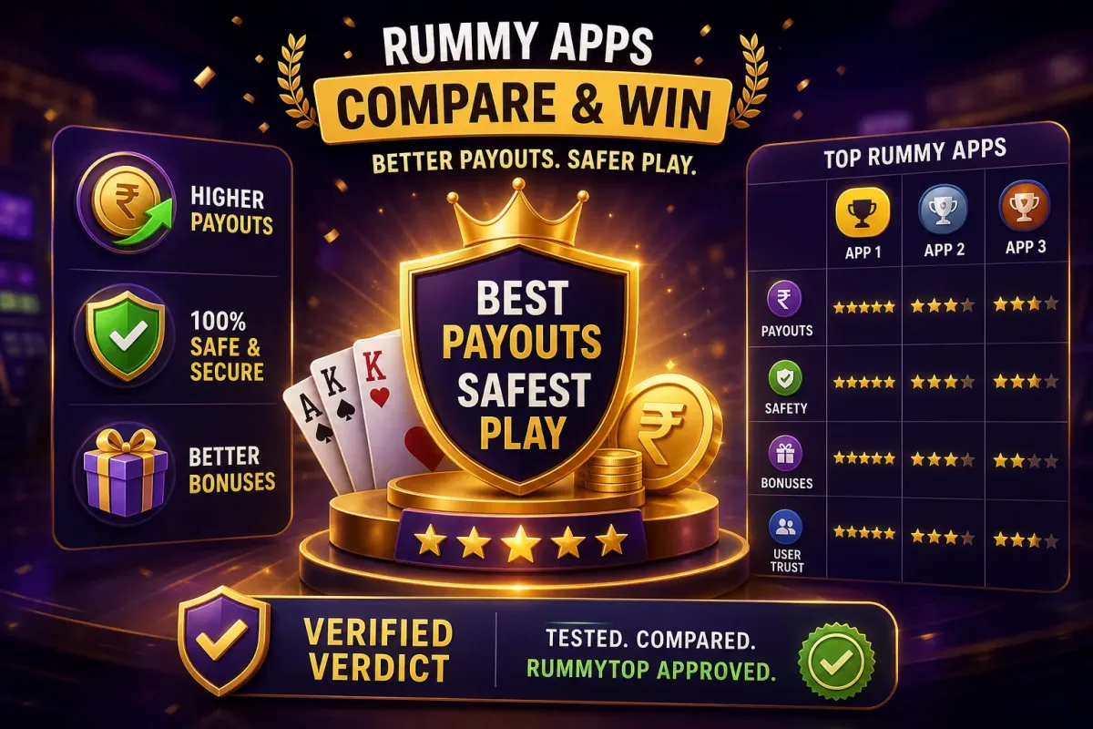 How Rummy Noble compares with top Indian rummy apps on payouts and safety
